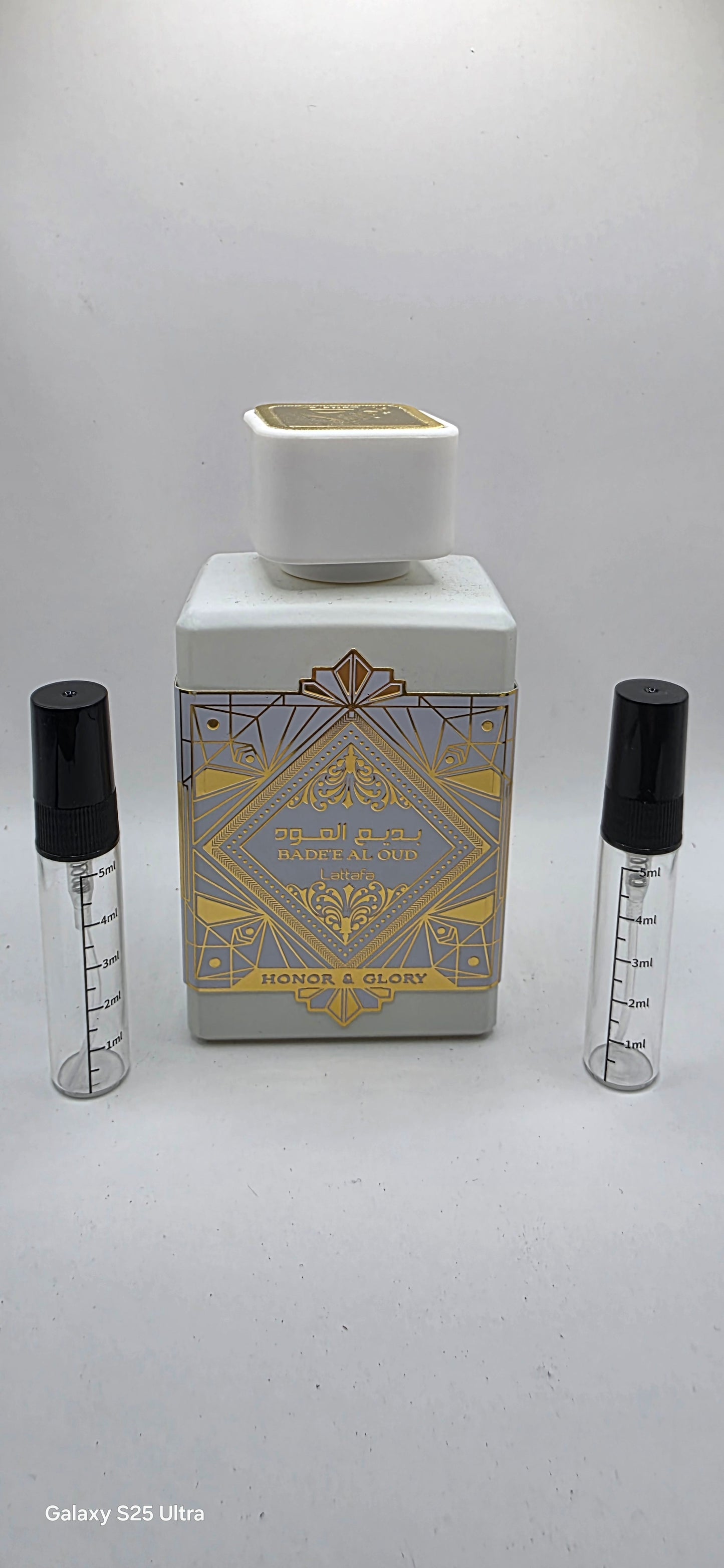 Lattafa badee al oud honor & glory samples