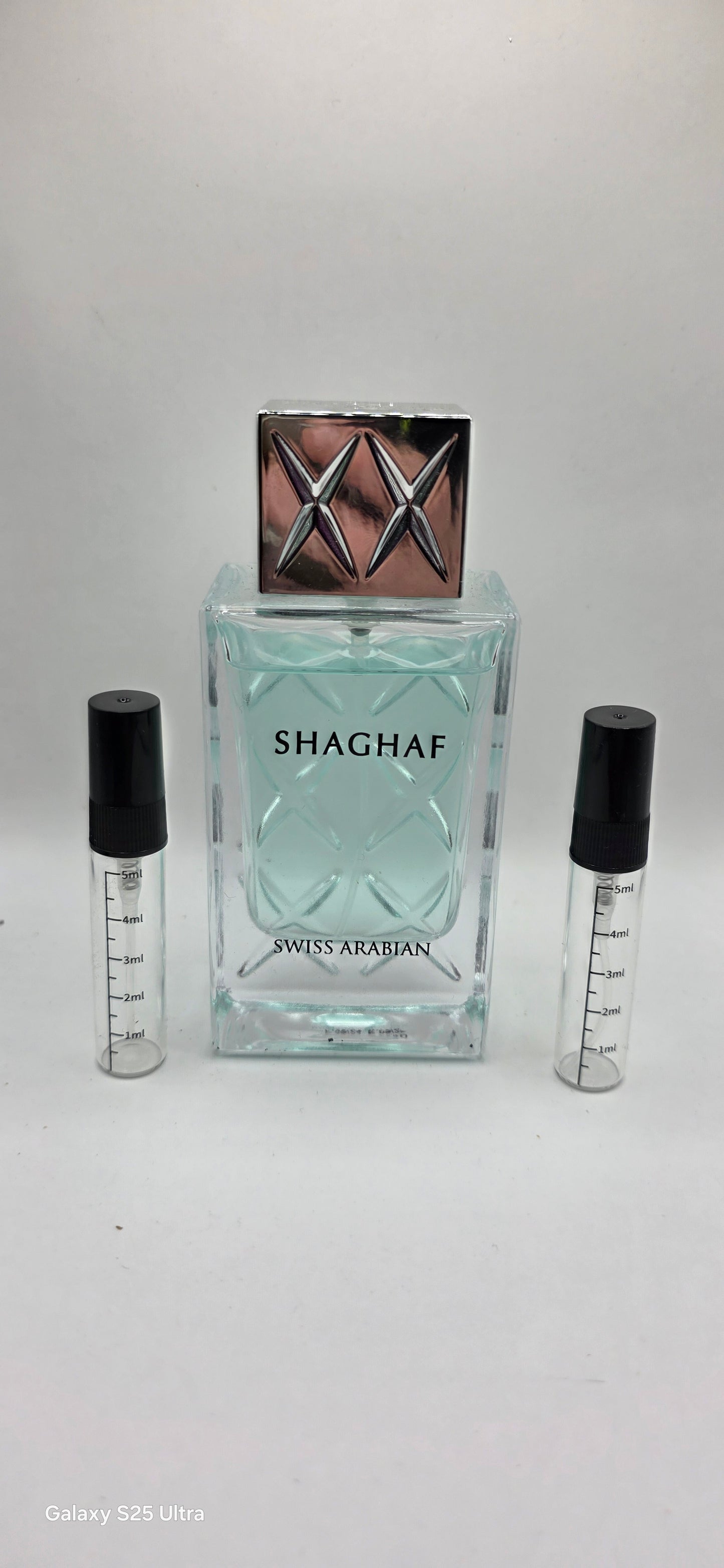 Swiss Arabian Shaghaf for him samples