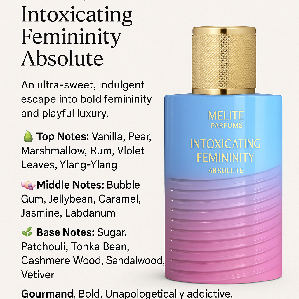 Melite parfums Intoxicating Femininity Absolute samples 3ml or 5ml