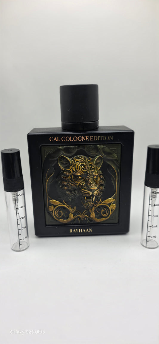 Rayhaan Tiger Cal Cologne samples