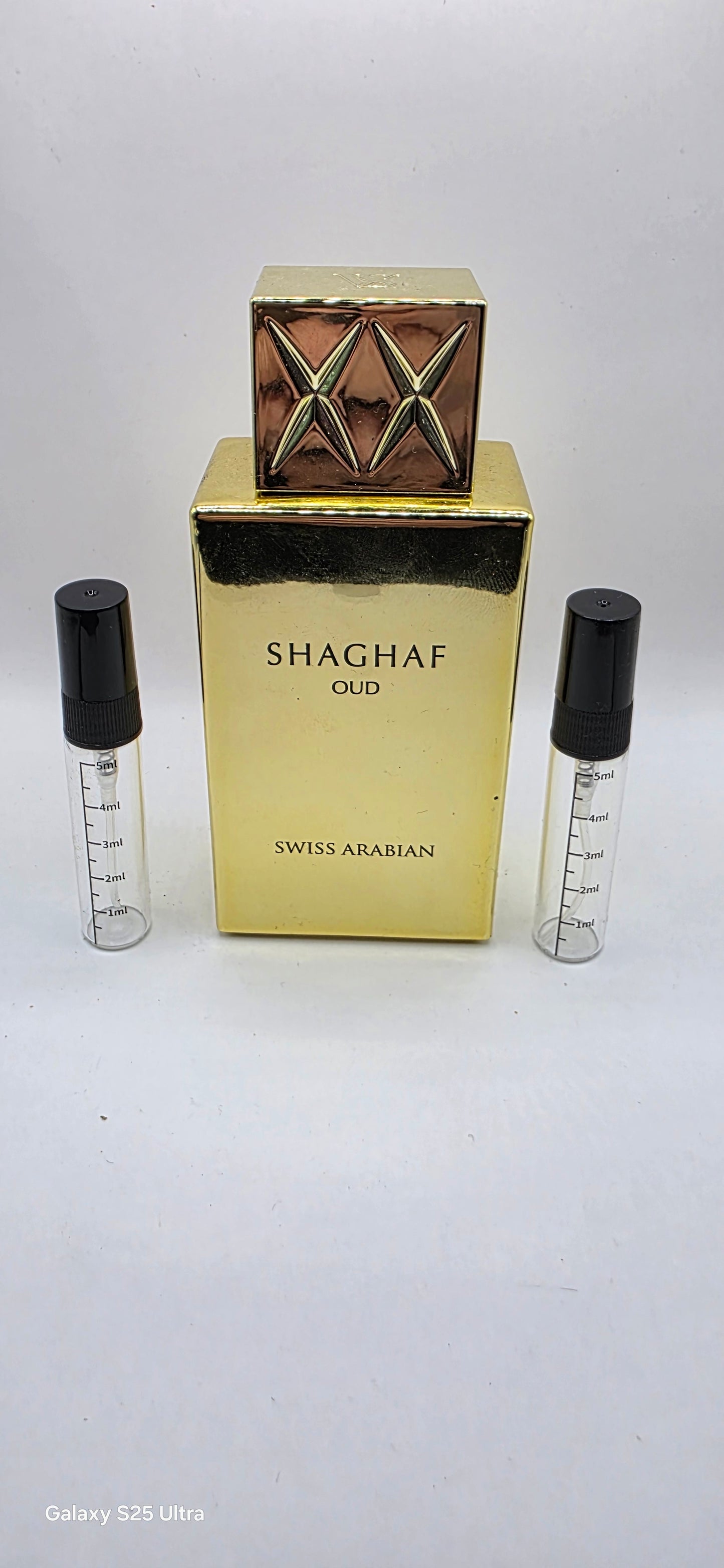 Swiss Arabian Shaghaf oud samples