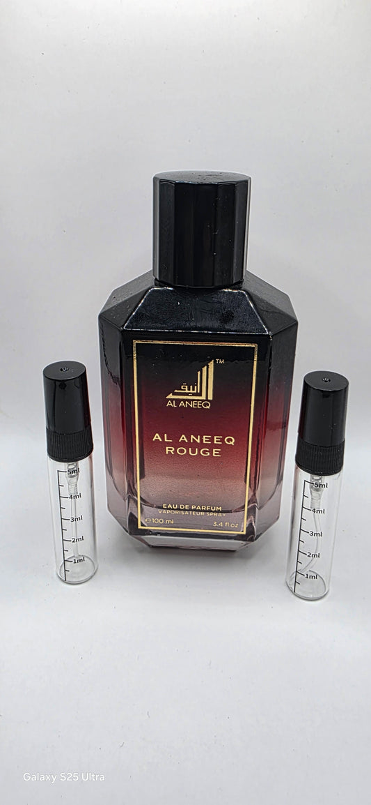 AL Aneeq Rouge samples