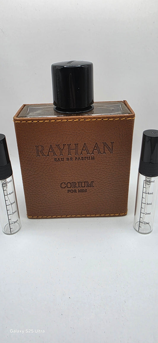 Rayhaan corium samples