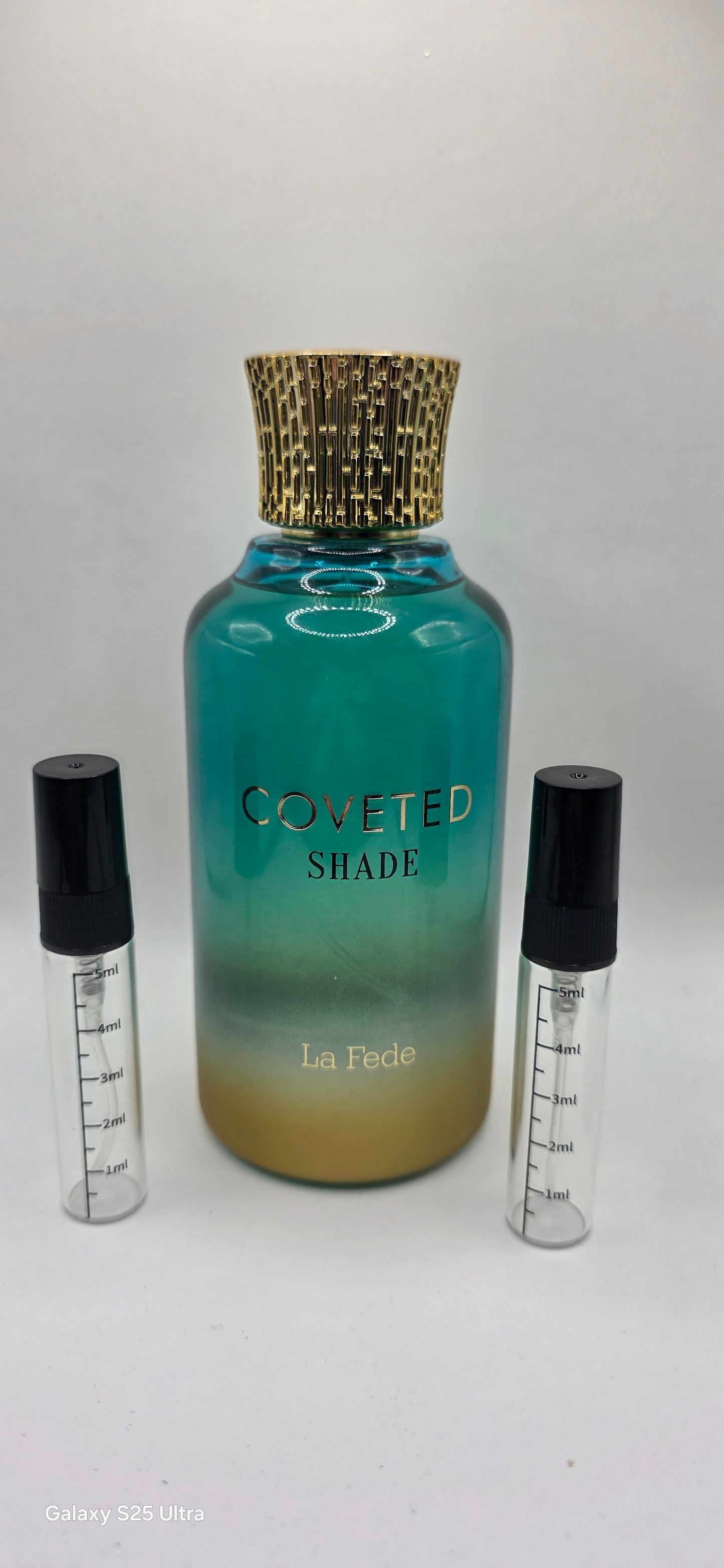 Coveted shade samples