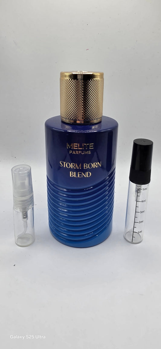 Melite Parfums storm born blend samples