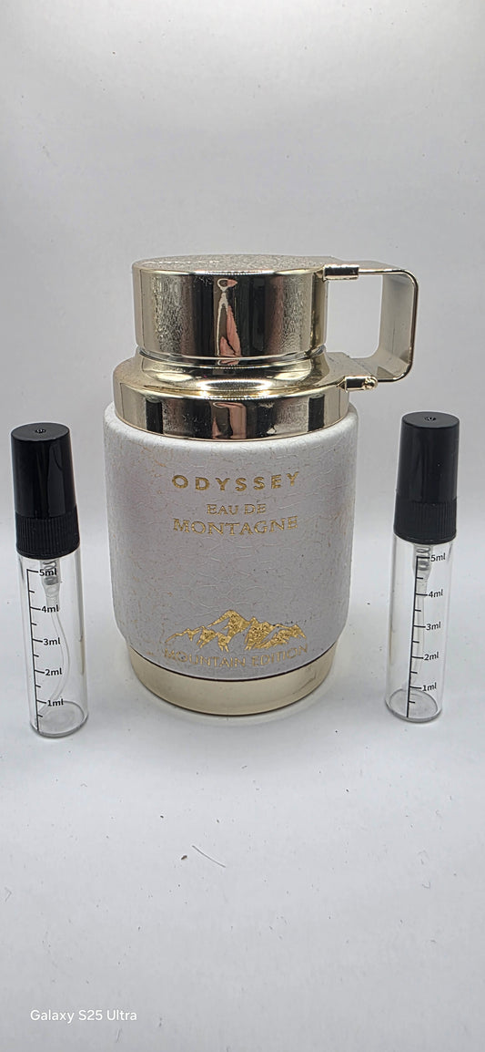 Armaf odyssey montagne samples