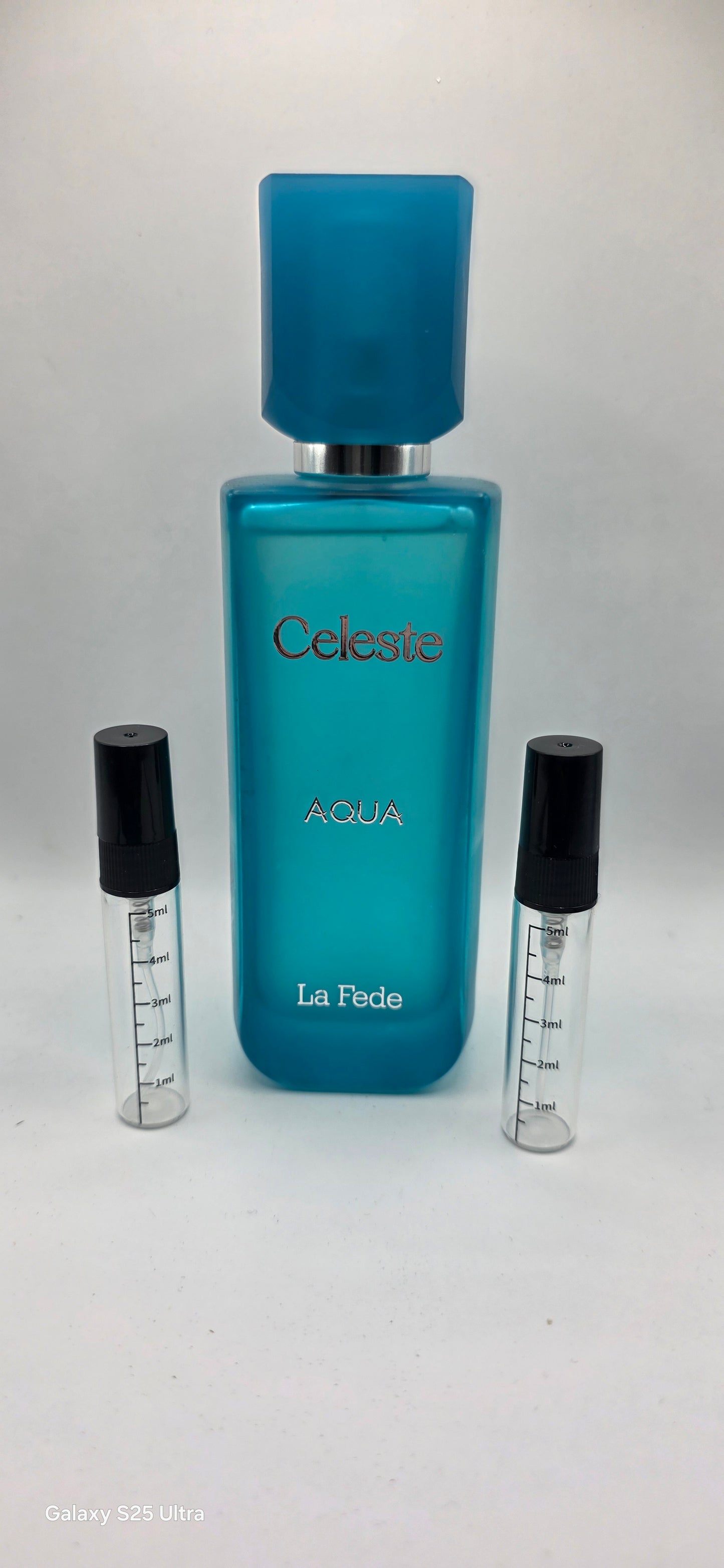 La Fede celeste Aqua samples