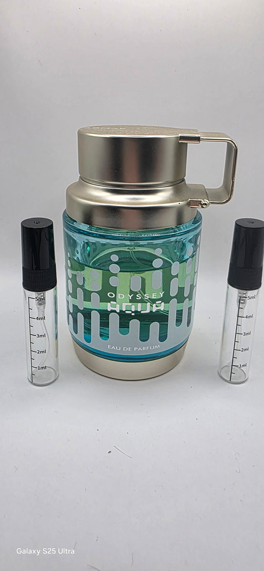 Armaf odyssey Aqua samples