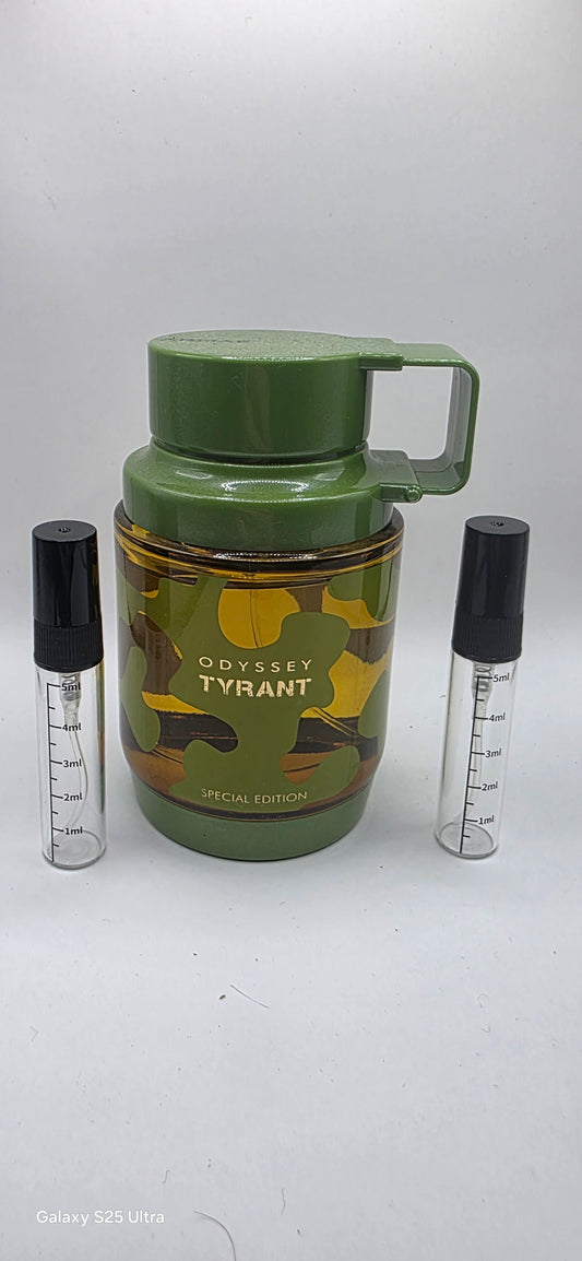 Armaf odyssey Tyrant samples